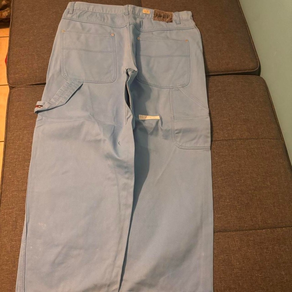 Light blue carpenter pants with a relaxed fit Size 38x30